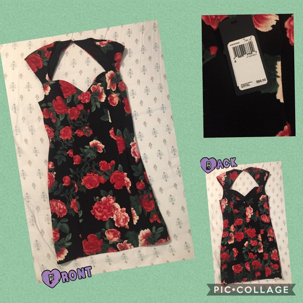 🌺 Vintage Style Floral Dress ❤️